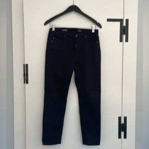 AG Prima Crop Cigarette Mid-Rise Black